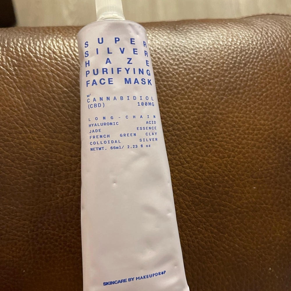 Makeup Drop SUPER SILVER HAZE PURIFYING FACE MASK - Full size NEW